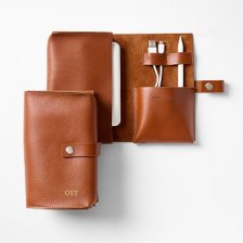 Shop Graham Leather Travel Tech Organizer, Terra Camel and more