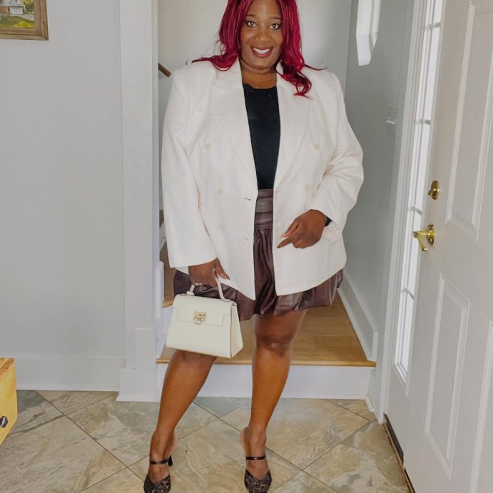 user image by @kolo_kouture, KBB by KAHLANA Women's 'The David Blazer' - Cream