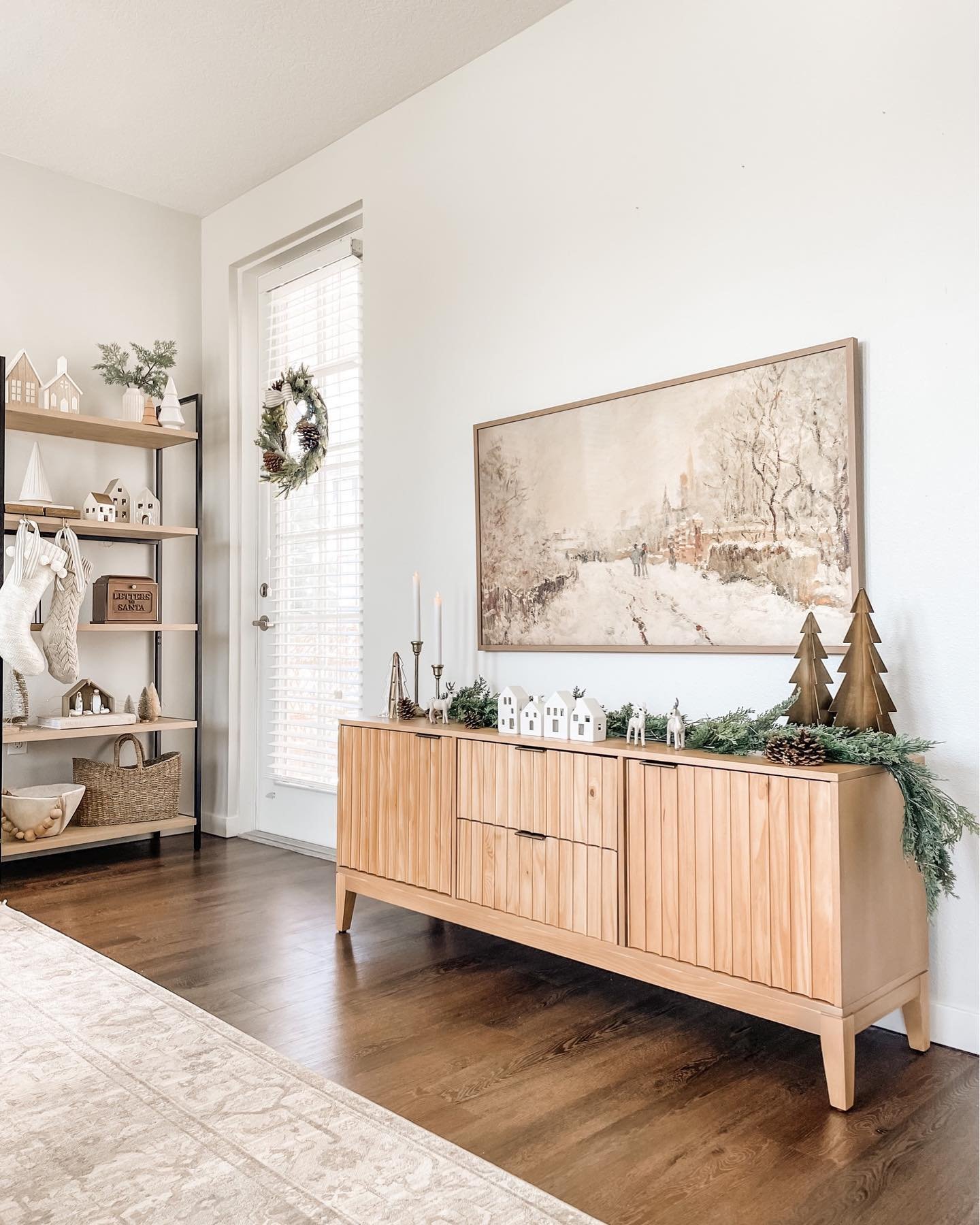 user image by @whereheartresides, Thousand Oaks Wood Scalloped TV Stand for TVs up to 60" - Threshold™ designed with Studio McGee