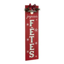 Shop Affiche lumineuse à DEL pour véranda Joyeuses Fête and more
