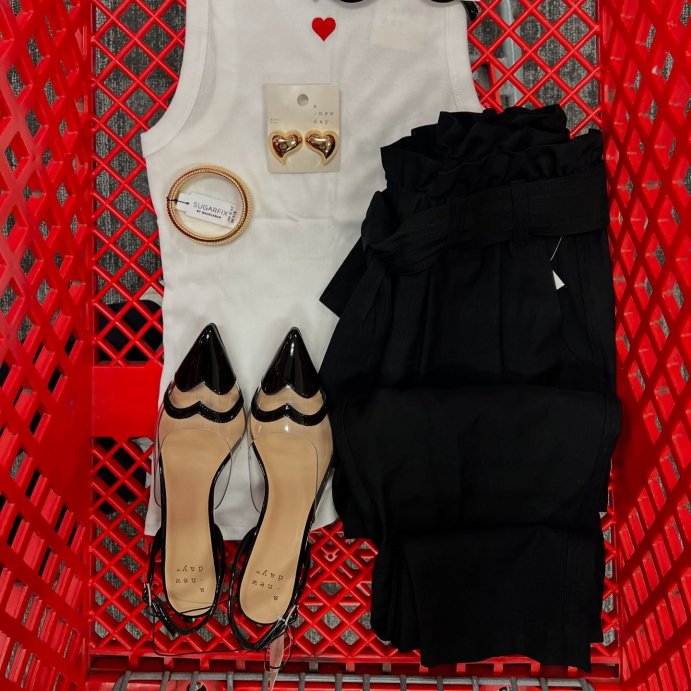 user image by @_targetxbri, Women's Super-High Rise Tapered Ankle Pull-On Paperbag Pants - A New Day™