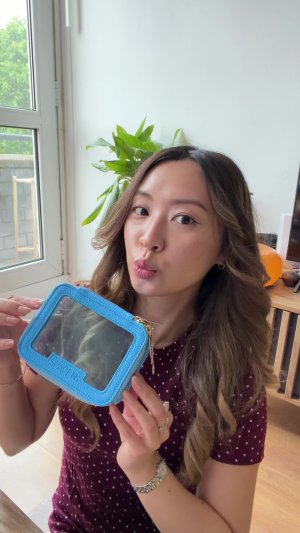 &rsquo;s mediaimport video of Space NK Mini Travel Bag Poolside Blue