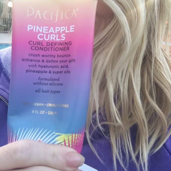 user image by @organicbeautyandlifestyleblog, Pacifica Pineapple Curls Curl Defining Conditioner - 8 fl oz
