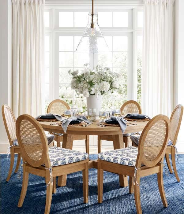 Pottery barn deals amherst dining table