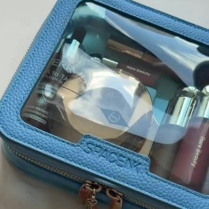 &rsquo;s mediaimport video of Space NK Medium Travel Bag Poolside Blue,Space NK Blue 1L Water Bottle