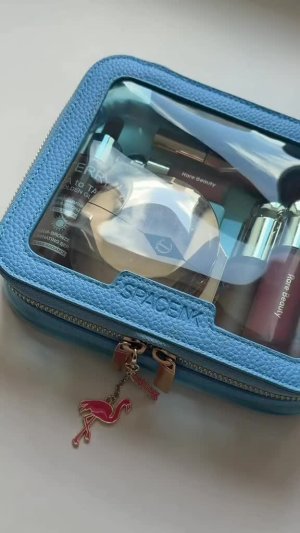 &rsquo;s mediaimport video of Space NK Medium Travel Bag Poolside Blue,Space NK Blue 1L Water Bottle