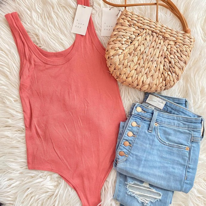 user image by @targetfamilyfinds, Women's Double-Scoop Bodysuit - A New Day™
