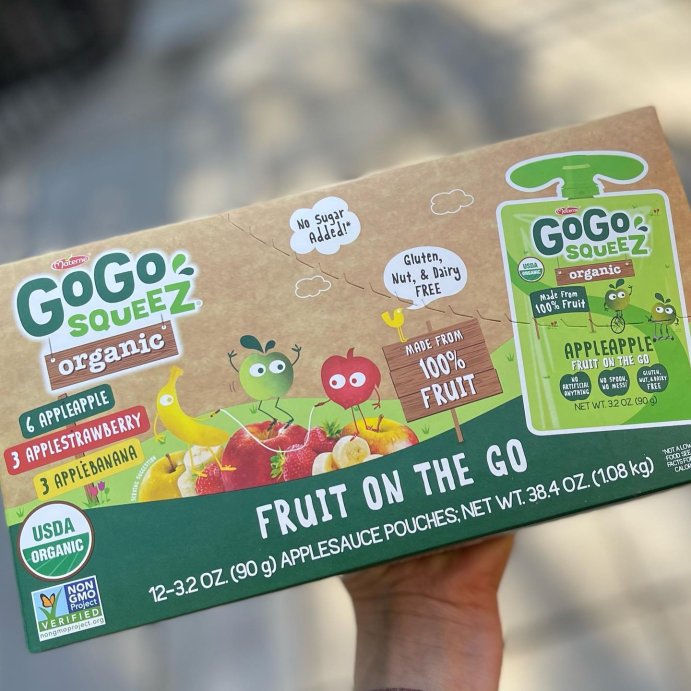 user image by @hillsidehealth, GoGo squeeZ Applesauce and Fruit Puree Variety Pack, Apple, Banana &#38; Strawberry - 3.2oz/12ct