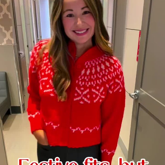 user image by @ourkentuckylifestyle, Women's Merriment Cardigan Sweater - Universal Thread™