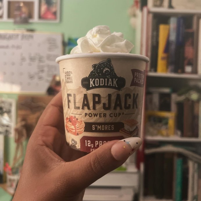 user image by @n0elleon, Kodiak Cakes Protein-Packed Single-Serve Flapjack Cup S&#39;mores - 2.36oz