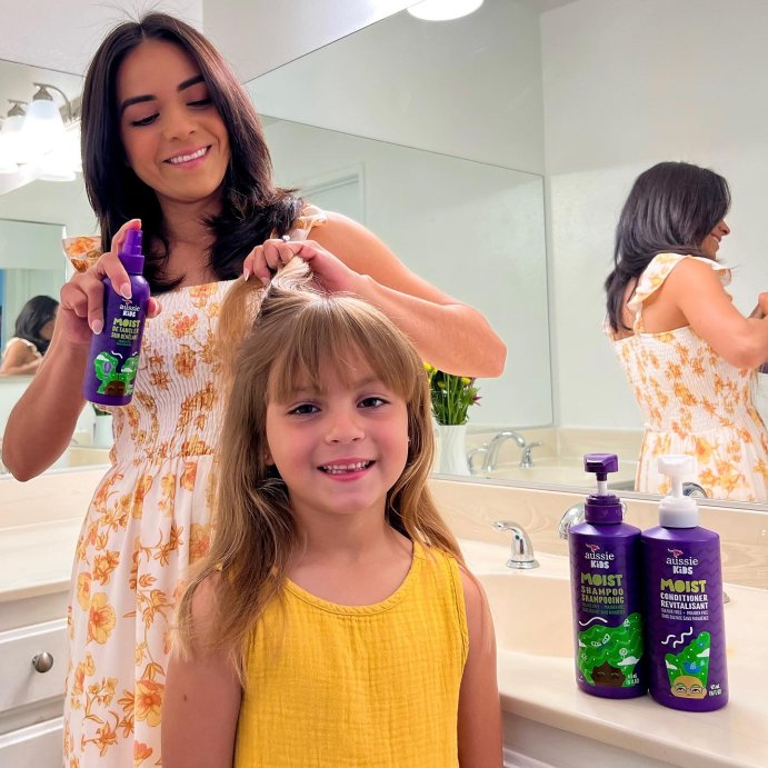 user image by @wearethejenkins, Aussie Moist Sulfate Free Conditioner for Kids&#39; - 16 fl oz