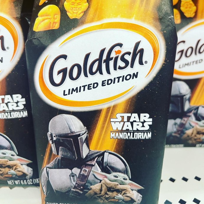 user image by @natesnacks, Goldfish Star Wars Mandalorian Cheddar Snack Crackers Bag - 6.6oz