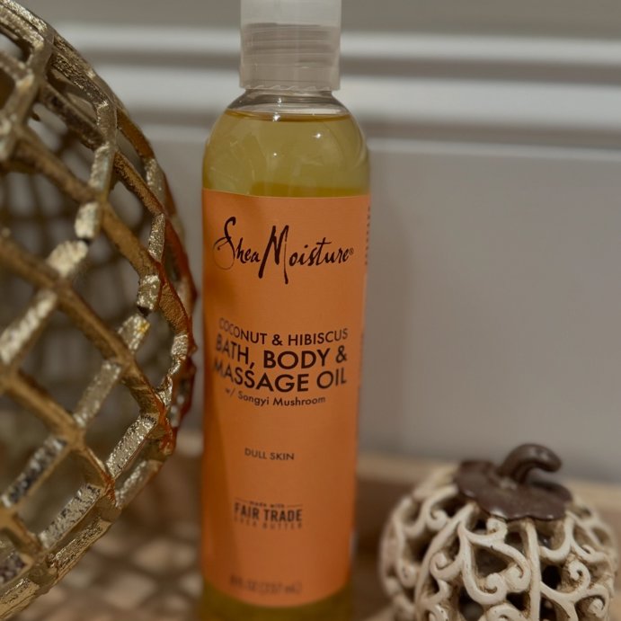user image by @ninagurumis_world, SheaMoisture Coconut and Hibiscus Bath Body and Massage Oil - 8 fl oz