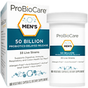 Shop ProBioCare Probiotic for Men - 50 Billion CFUs - Supports Digestive Health (60 Vegetable Capsules) and more