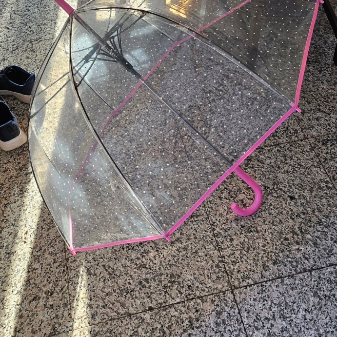 user image by @dees.freebies, ShedRain Bubble Umbrella