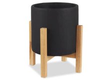 Shop Adah Standing Planter Small Black and more