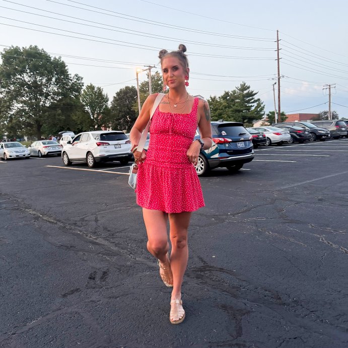 user image by @livinglifewith_lacey, Women's Emma Mini Babydoll Dress - Wild Fable™