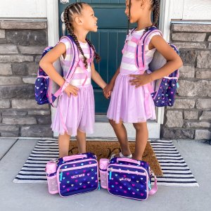 Mackenzie Navy Pink Multi Hearts Backpack & Lunch Bundle, Set of 3