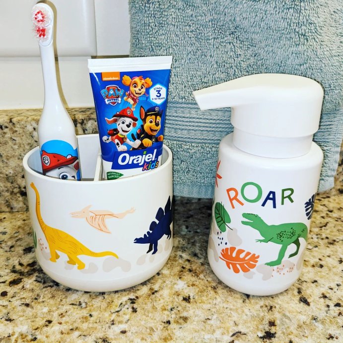 user image by @mrsjessicarwilson, Orajel Kids Paw Patrol Anticavity Fluoride Toothpaste - Fruity Bubble - 4.2oz