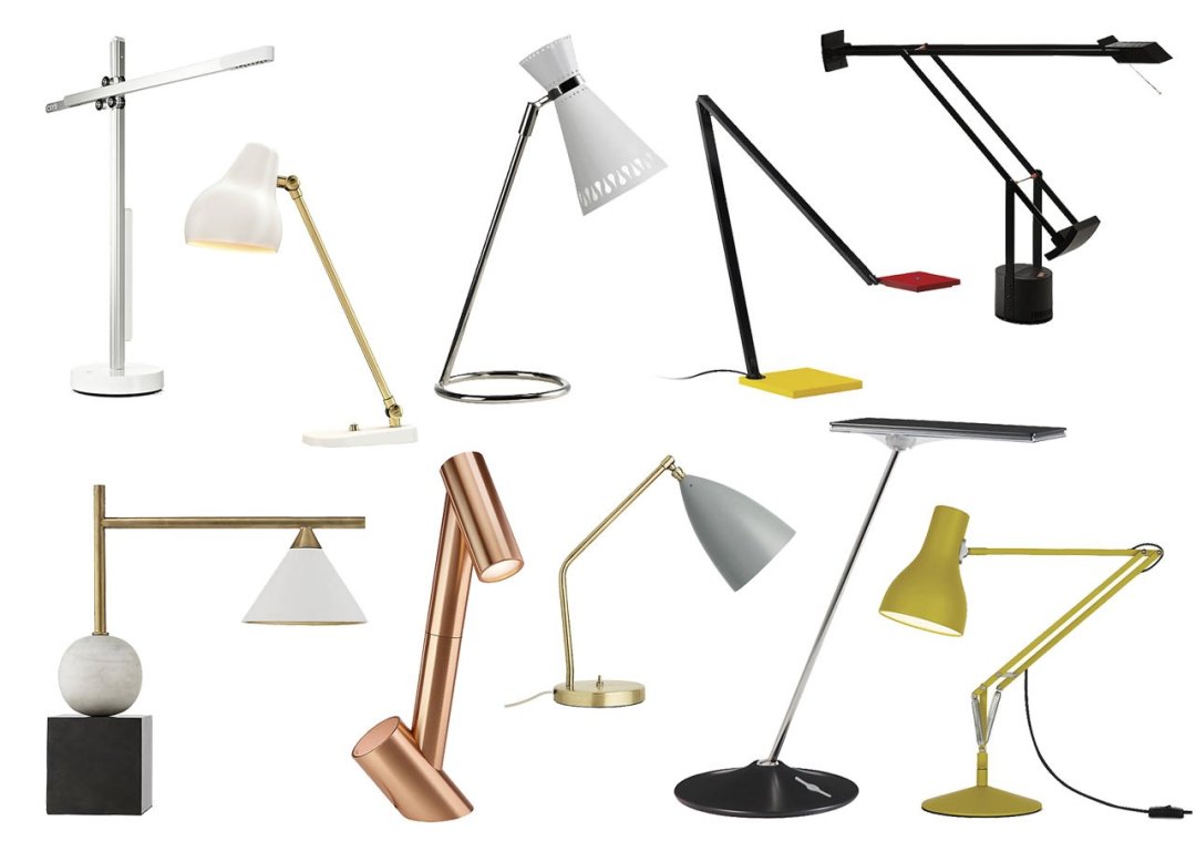 Designer desk deals lamps