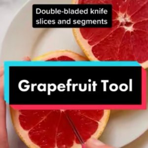 2 Grapefruit Knives Stainless Steel Dual Serrated Edge Blade Knife Citrus  Fruit