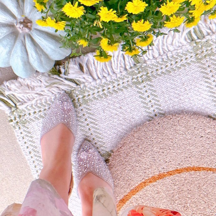 user image by @asoutherngirlslifestyle, Women's Isabel Embellished Slingback Kitten Heels - A New Day™ Clear