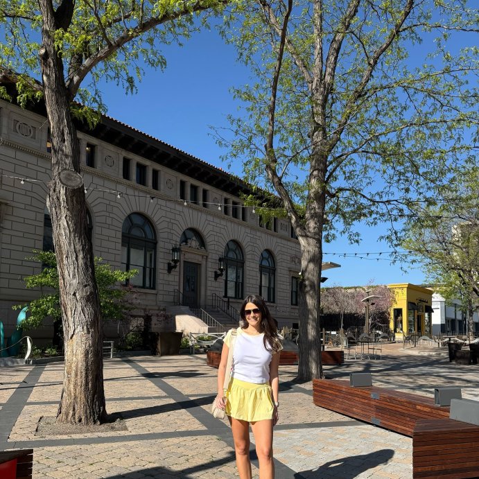 user image by @haileyfarrar1, Women's Crossover Waistband High Rise Woven Shorts - JoyLab™