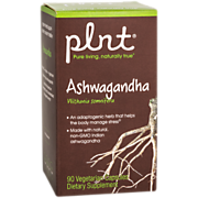 Shop plnt Ashwagandha - Helps the Body Manage Stress - Non-GMO (90 Vegetarian Capsules) and more