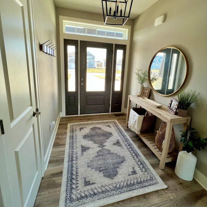 user image by @bsime0620, Cromwell Washable Printed Persian Style Rug Tan - Threshold™