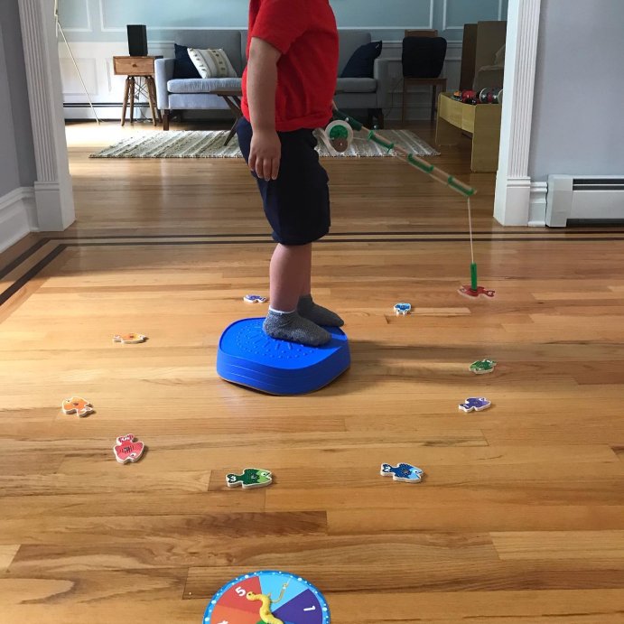 user image by @theotmama, Melissa &#38; Doug Catch &#38; Count Wooden Fishing Game with 2 Magnetic Rods