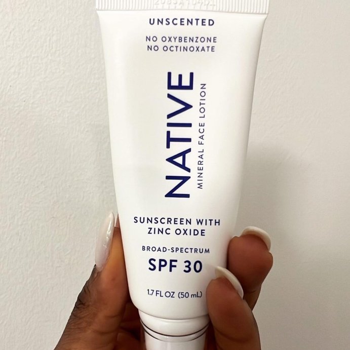 user image by @perfectingmybeauty, Native Mineral Sunscreen - Unscented - SPF 30 - 5 fl oz