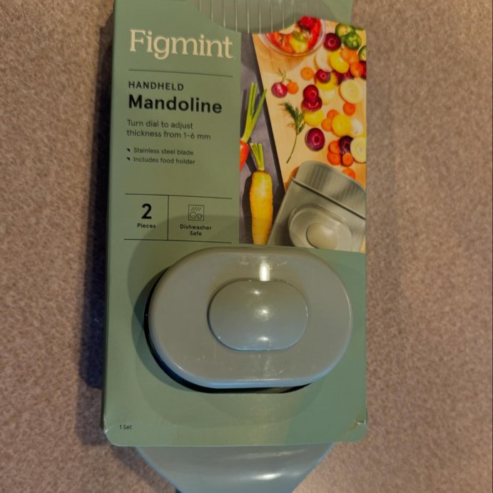 user image by @heyitsmenishab, Hand Held Mandoline Green - Figmint&#8482;: Stainless Steel Cucumber Slicer, Dishwasher-Safe Kitchen Tool