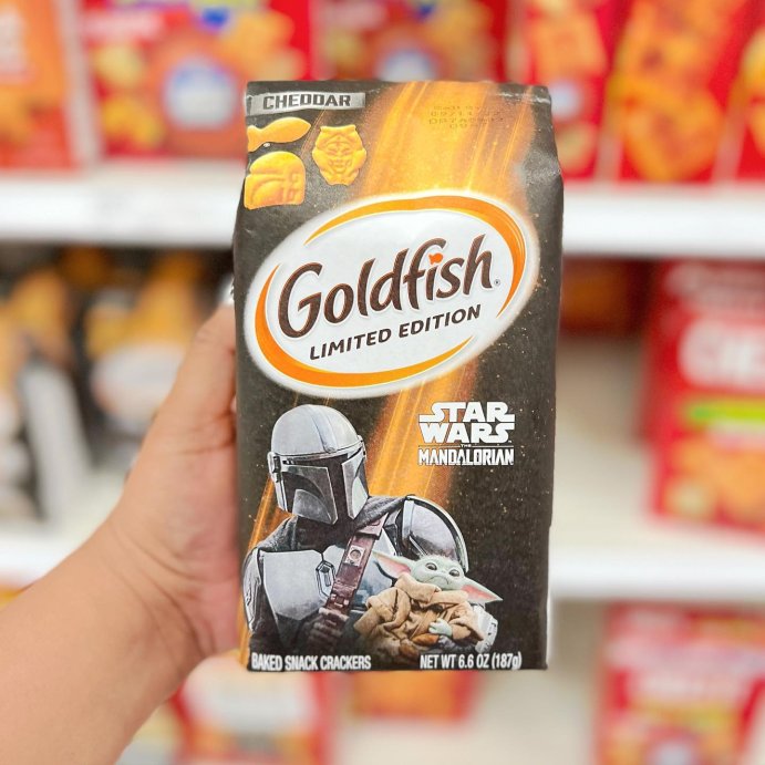 user image by @dealsfromtarget, Goldfish Star Wars Mandalorian Cheddar Snack Crackers Bag - 6.6oz
