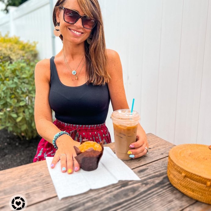 user image by @mrs.c_alainamarie, Women&#39;s Plastic Square Sunglasses - A New Day&#8482; Brown: UV Protection, Recycled Frame