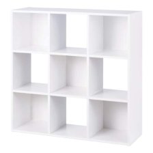 Shop For Living 9-Cube Storage Organizer, Bookcase/Bookshelf, White and more