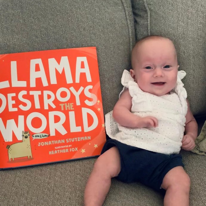 user image by @sage.and.lane, Llama Destroys the World -  by Jonathan Stutzman (Hardcover)