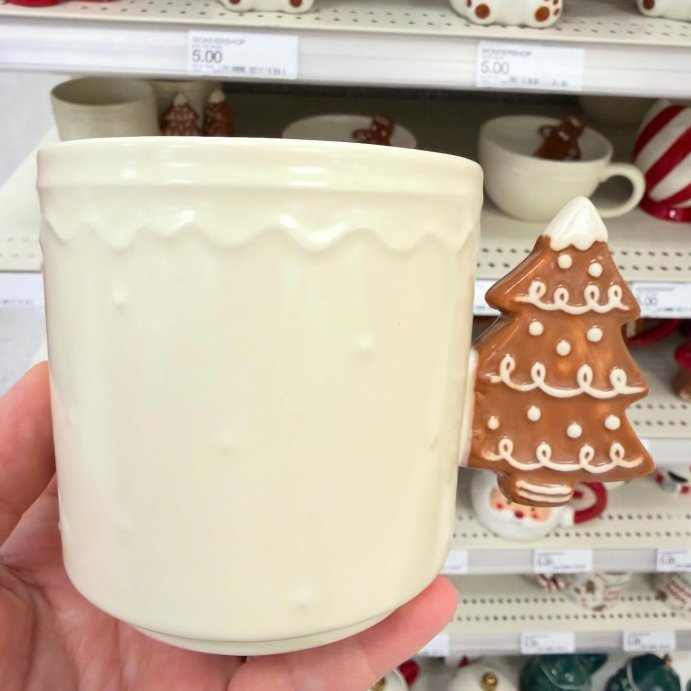 user image by @target_mom_ventures, 15.5 fl oz Christmas Stoneware Handle Mug Ivory - Wondershop™