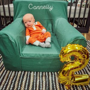 Anywhere Chair®, Forest Green Twill | Pottery Barn Kids