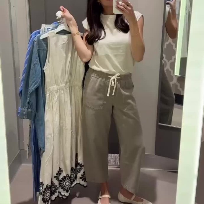 user image by @taymbrown, Women's Long Sleeve Popover Mini Shirtdress - Universal Thread™
