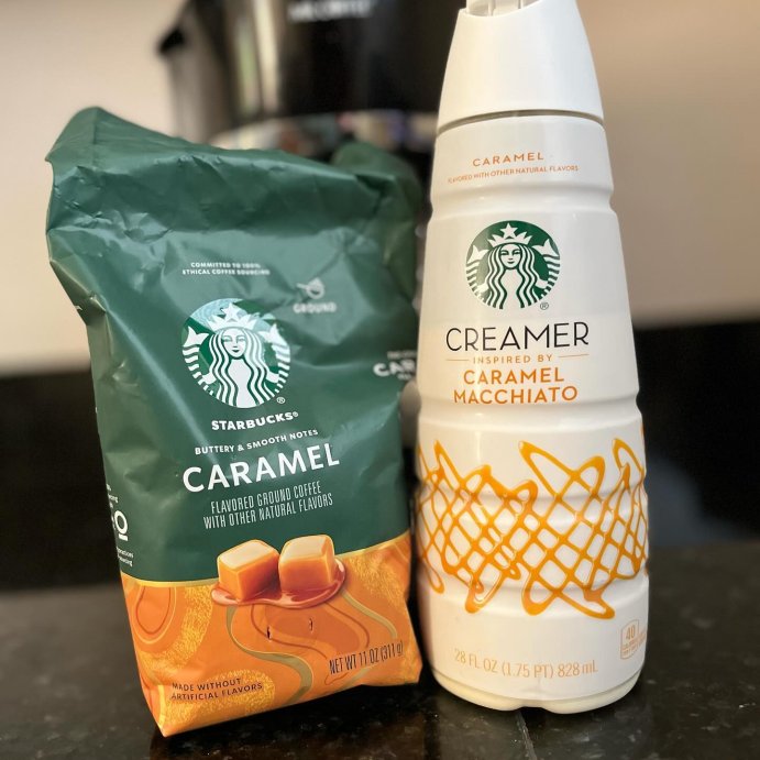 user image by @bypat, Starbucks Caramel Light Roast Ground Coffee - 11oz