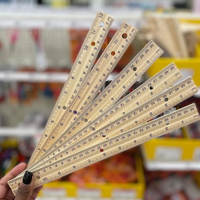 user image by @targetdealfinder, 12&#34; Wood Ruler - up&#38;up&#8482;: School Measuring Tool, Wooden, 12 Inch Length, Lightweight, No Battery Needed