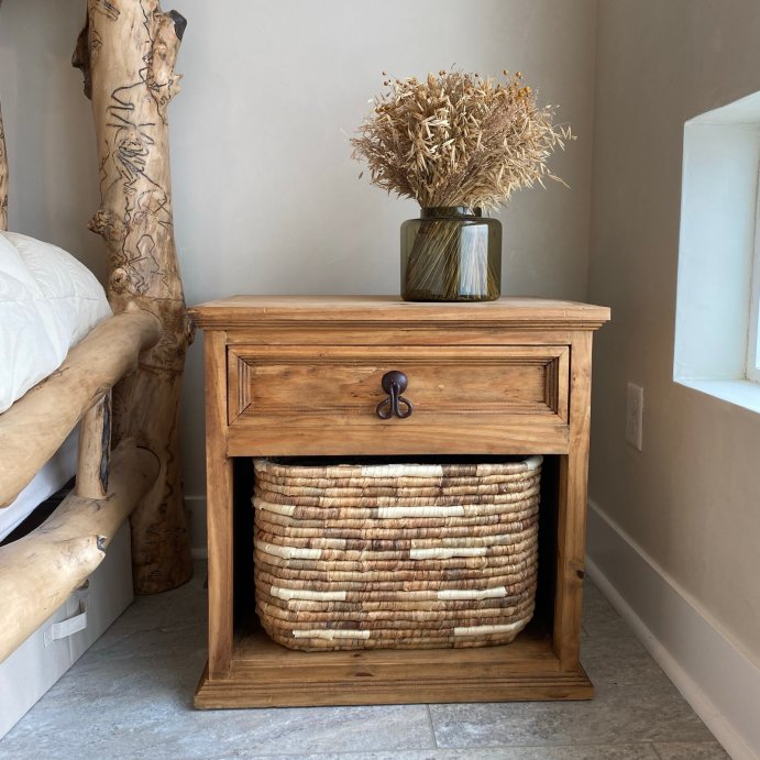 user image by Al, XL Woven Water Hyacinth Crate with Cream Accents - Threshold&#8482;: Decorative XL Basket, Off-White Rectangle, 18&#34;x16&#34;x12&#34;