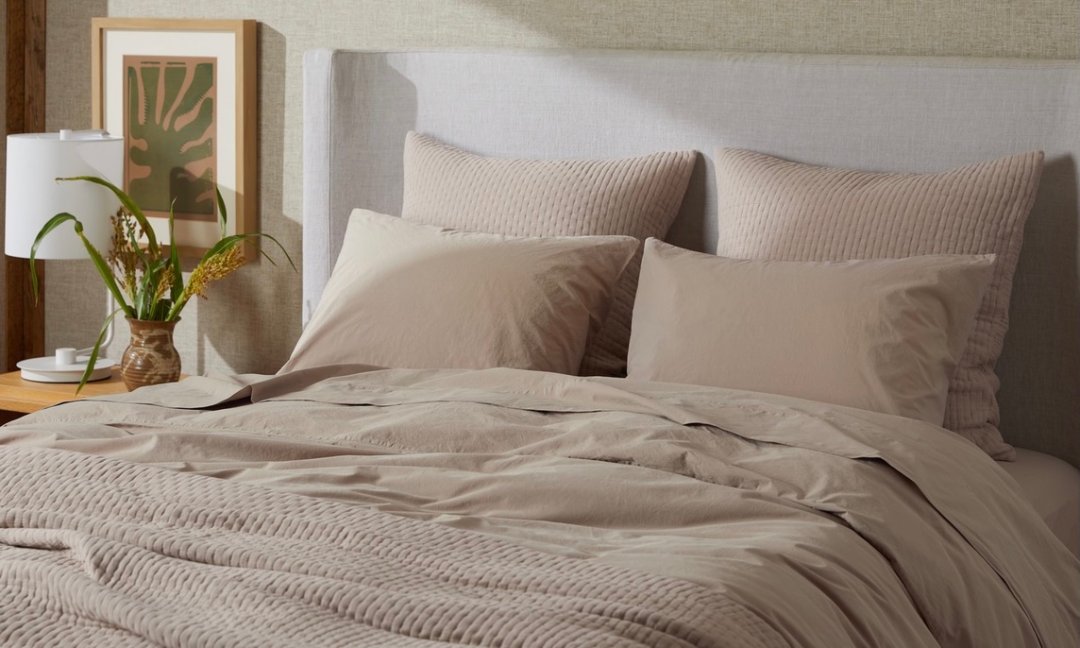 Natural stone table detail in modern minimalist interior