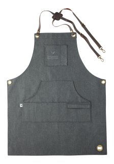 Shop Tablier de barbecue en cuir et en toile ajustable and more