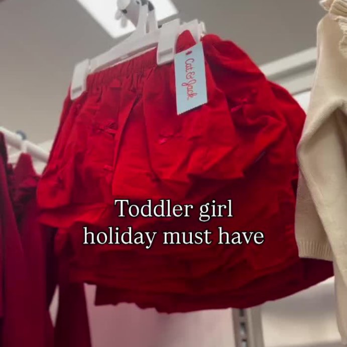 user image by @momlifeandstylefinds, Toddler Girls' Bow Skirt - Cat & Jack™ Red