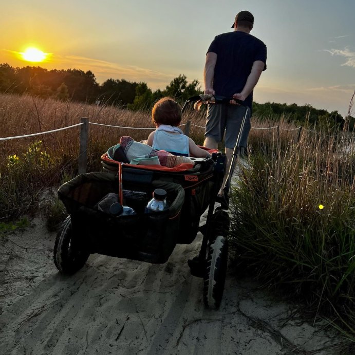user image by @navajomaddox, Evenflo Pivot Xplore All-Terrain Double Stroller Wagon