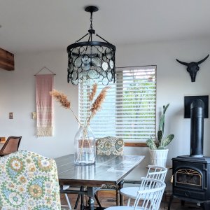 Emery Indoor Outdoor Recycled Glass Chandelier Pottery Barn