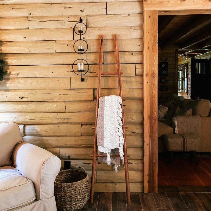 user image by @loghomestyle, Decorative Apple Picking Ladder - Hearth &#38; Hand&#8482; with Magnolia: Towel Rack, 4 Rungs, No Assembly Required
