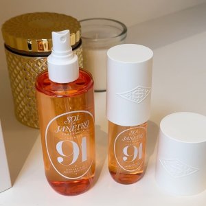 @spacenk&rsquo;s instagram video of Sol de Janeiro Cheirosa 91 Perfume Mist,Sol de Janeiro Rosa Charmosa Dewy Body Cream