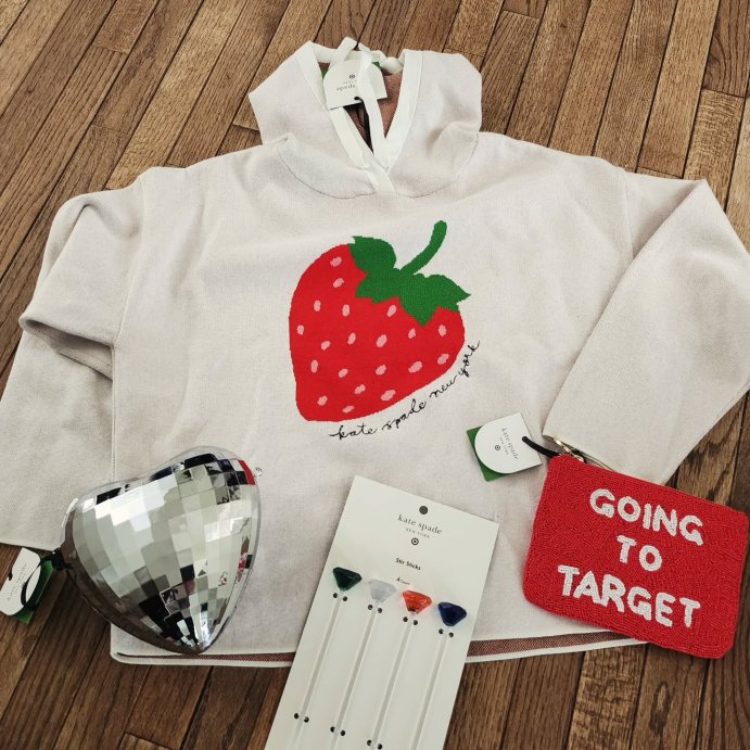 user image by @danafabriccat, Going to Target Beaded Clutch - kate spade new york x Target Red/White